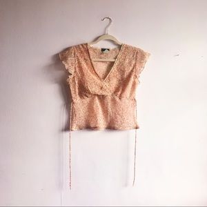 Vintage Floral Blouse